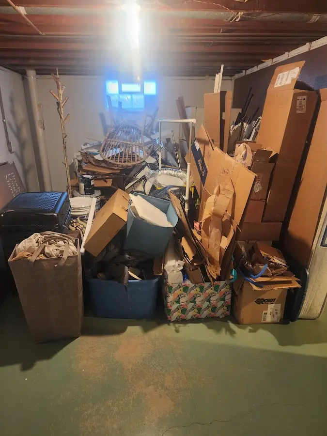 Roll-off dumpster container at job site for Roll Off Dumpster Rental in Montebello